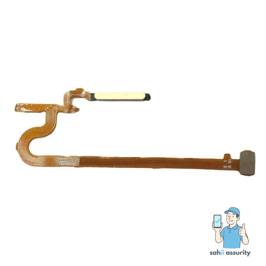 Fingerprint Sensor with Flex Cable for Vivo T2x India Gold